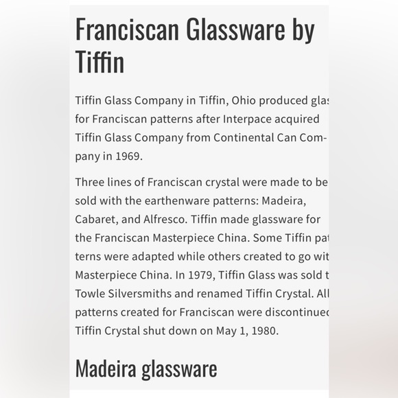 Vintage MCM  Set of 4 Franciscan Madeira by Tiffen Pumpkin Goblets 5.5" - Picture 9 of 10